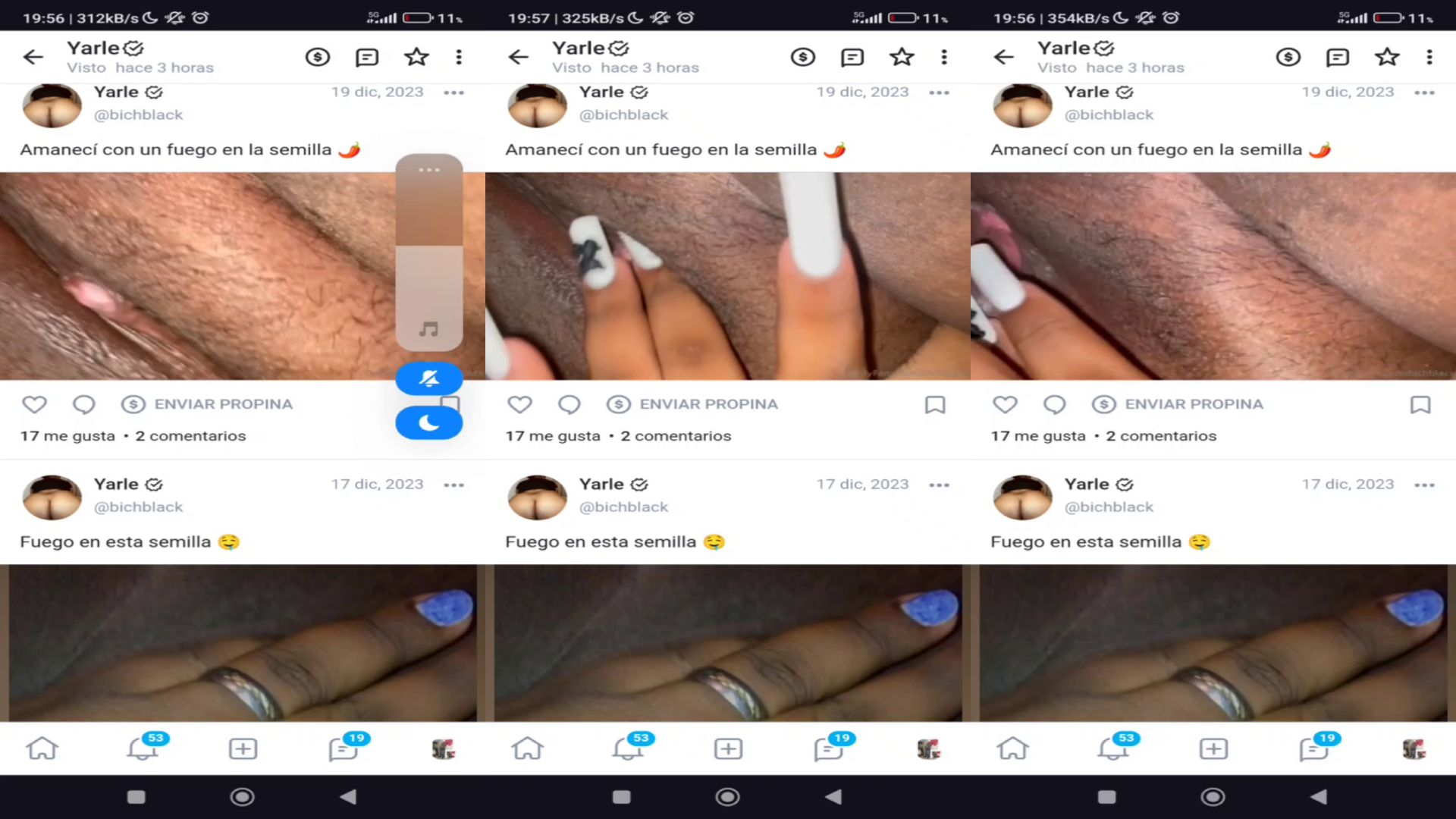 Yarle se toca su cliptori, xxx,