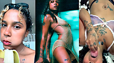 Tokischa Echando Saliva En El Coño Para Masturbarse Artista Dominicana